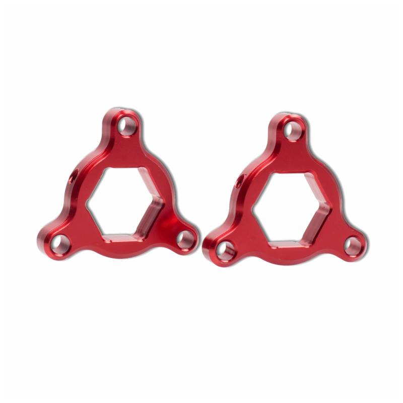 UIFCOG Für KA&WASAKI Z750 2007-2009 Z800 2013-2016 Motorrad 14 MM Vorderradaufhängung Gabel Federvorspannung Einsteller Kappe Gabel Einstellknopf(rot) von UIFCOG