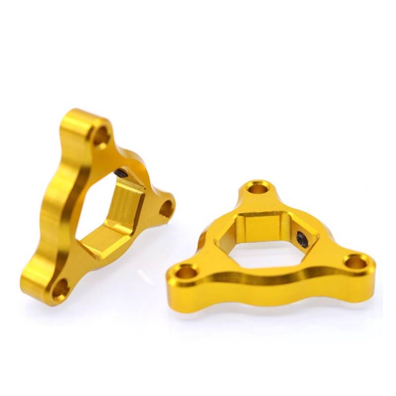 UIFCOG Für KA&WASAKI Z800 2013–2016 Motorrad-Frontstoßdämpfer-Einsteller Gabel Einstellknopf(Gold) von UIFCOG