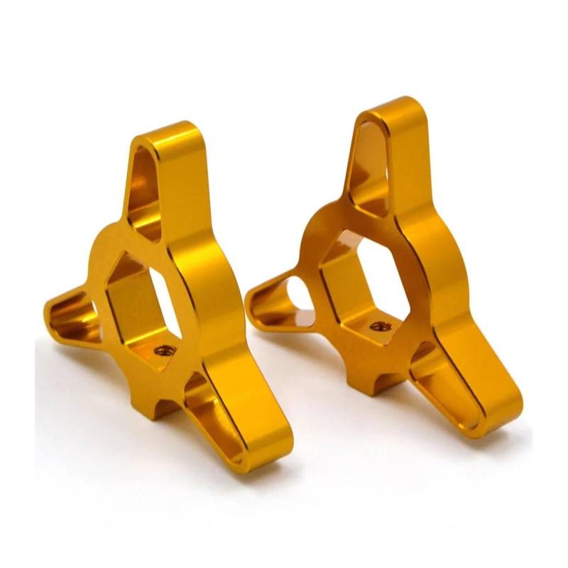 UIFCOG Für KA&WASAKI ZXR400 ZX6R ZX6RR Z1000 Motorrad Federgabel Vorspannung Einsteller Kappe Gabel Einstellknopf(Gold) von UIFCOG