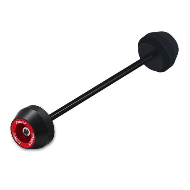 UIFCOG Schutzeinrichtungen Für KA&WASAKI Z650 2017-2024 Z650RS 2023-2024 Motorrad Vorne Und Hinten Rad Gabel Achse Sliders Crash Rad Fallen Schutz Pad(rot,Vorne) von UIFCOG