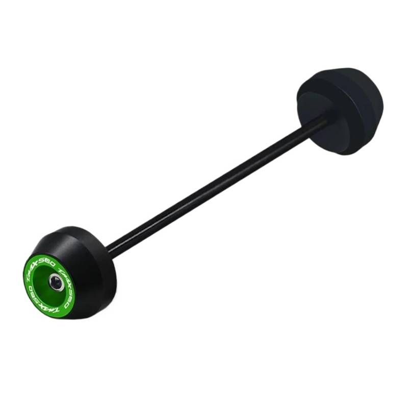 UIFCOG Schutzeinrichtungen Für YA&MAHA TMAX560 Für Tech Für Max 560 2020-2022 Motorrad Vorne Hinten Rad Slider Achse Crash Protector Kappe(Grün,Hinten) von UIFCOG