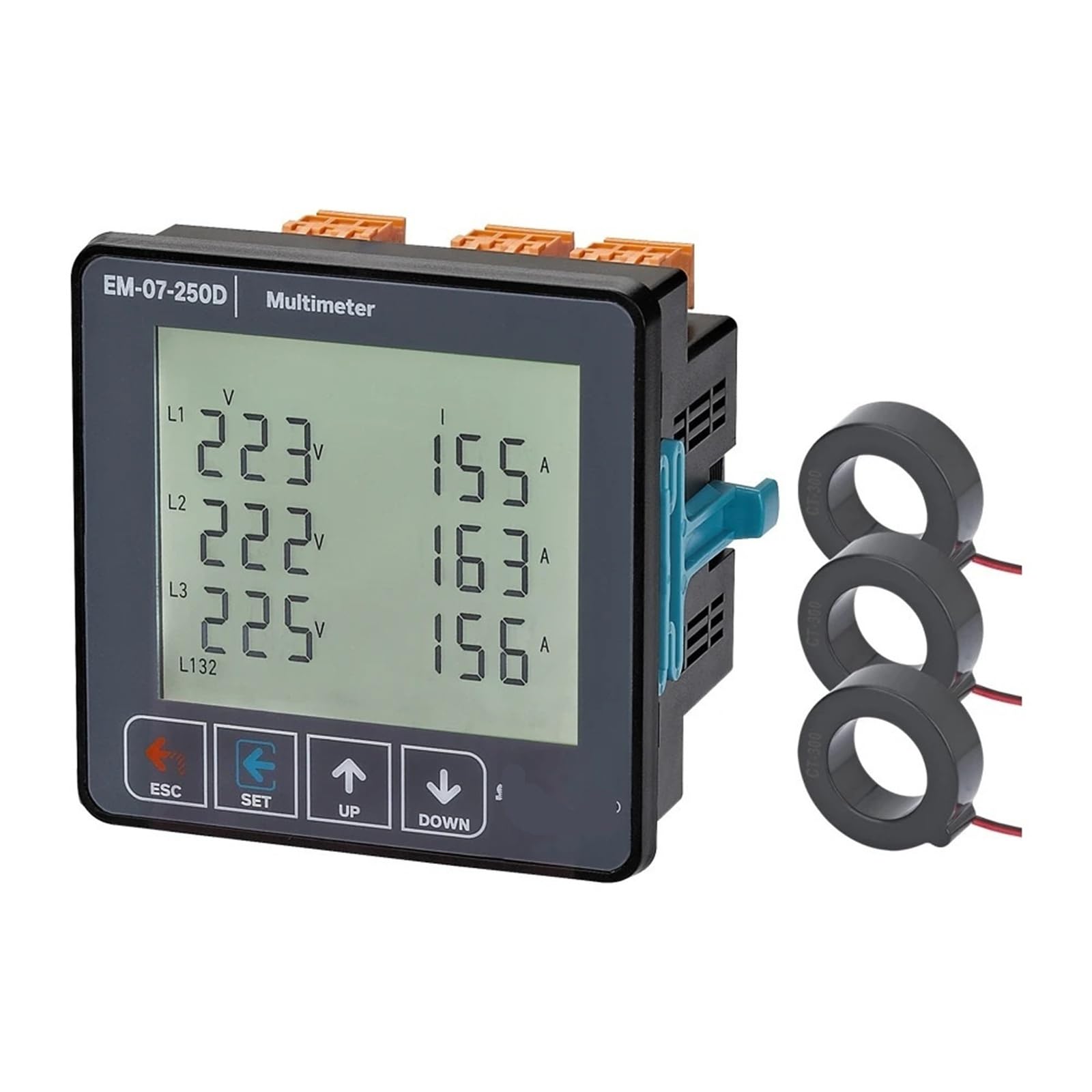 EM-07-XXD Spannung Strom Frequenz Scheinleistung Schützen Multimeter 3P 4W 1Pcs(EM-07-60D) von UJHANXAT