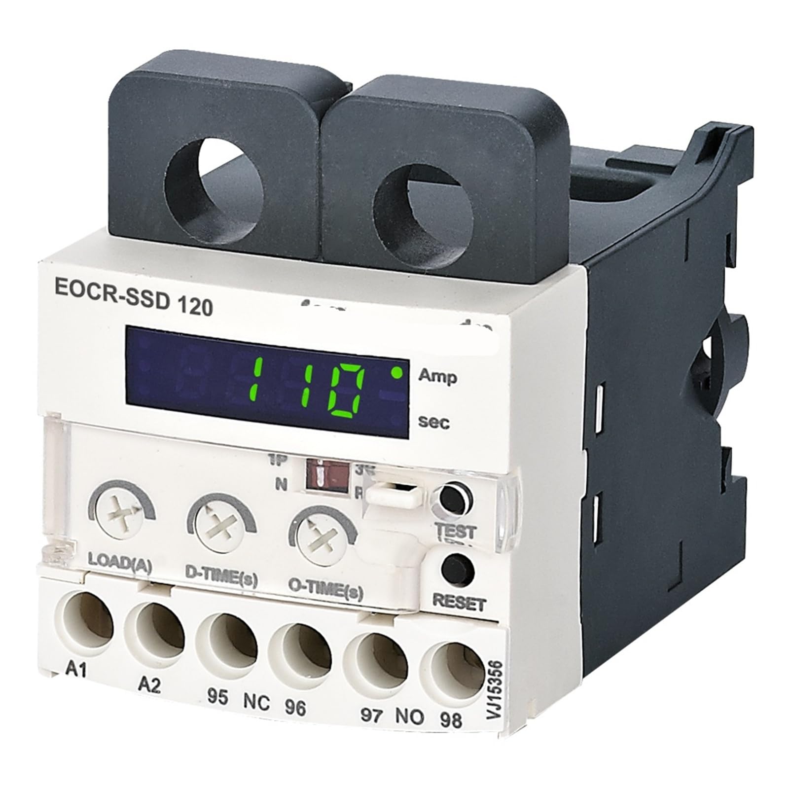 EOCR-SSD Digitales elektronisches Überlastrelais Motorschutz Thermisches Überlastrelais 1St(Un 110VAC,10-120A) von UJHANXAT