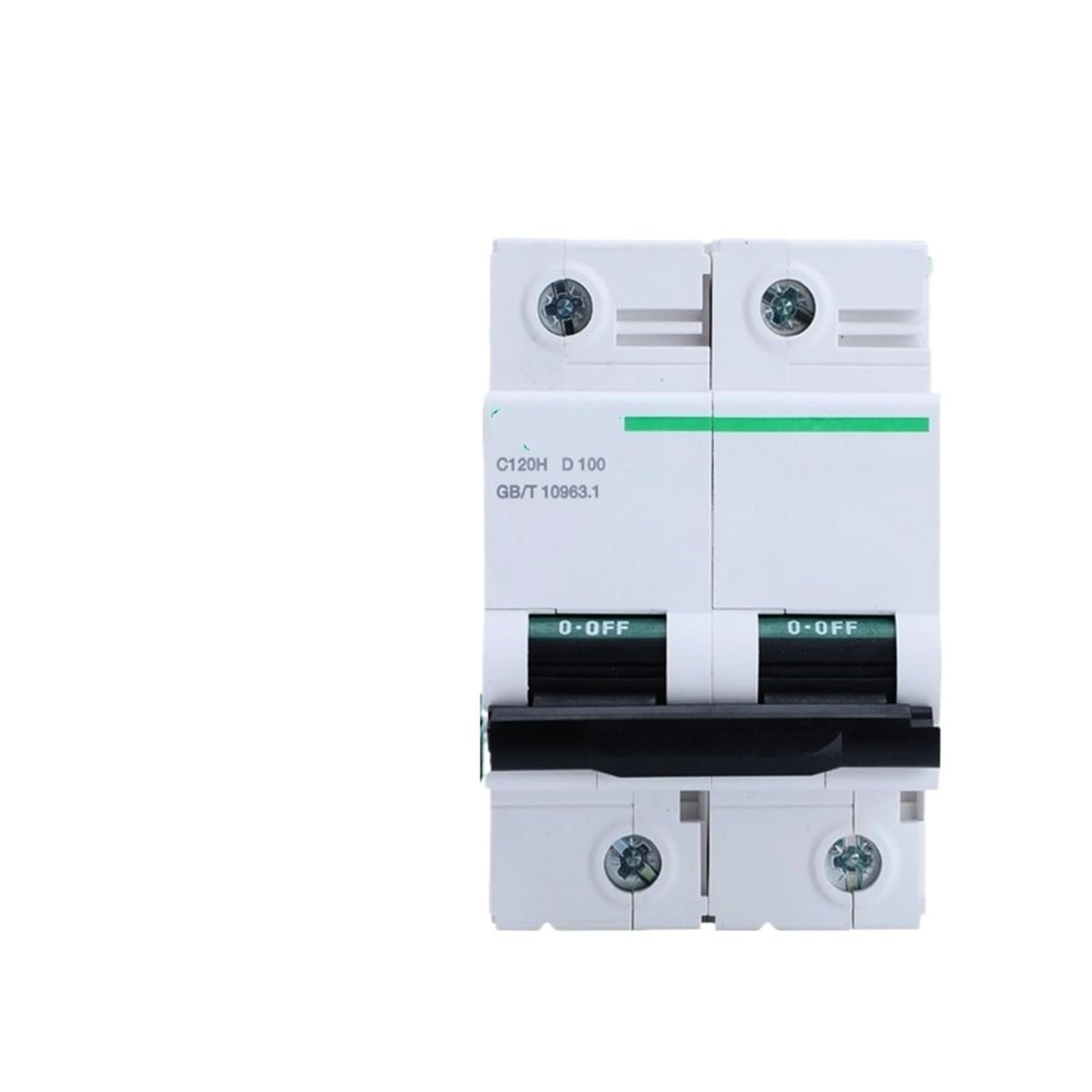 Elektrischer Hochstrom-Leistungsschalter C120H 63A 80A 100A 125A 1P-4P Typ C/Typ D 1 Stück(2P,100A) von UJHANXAT