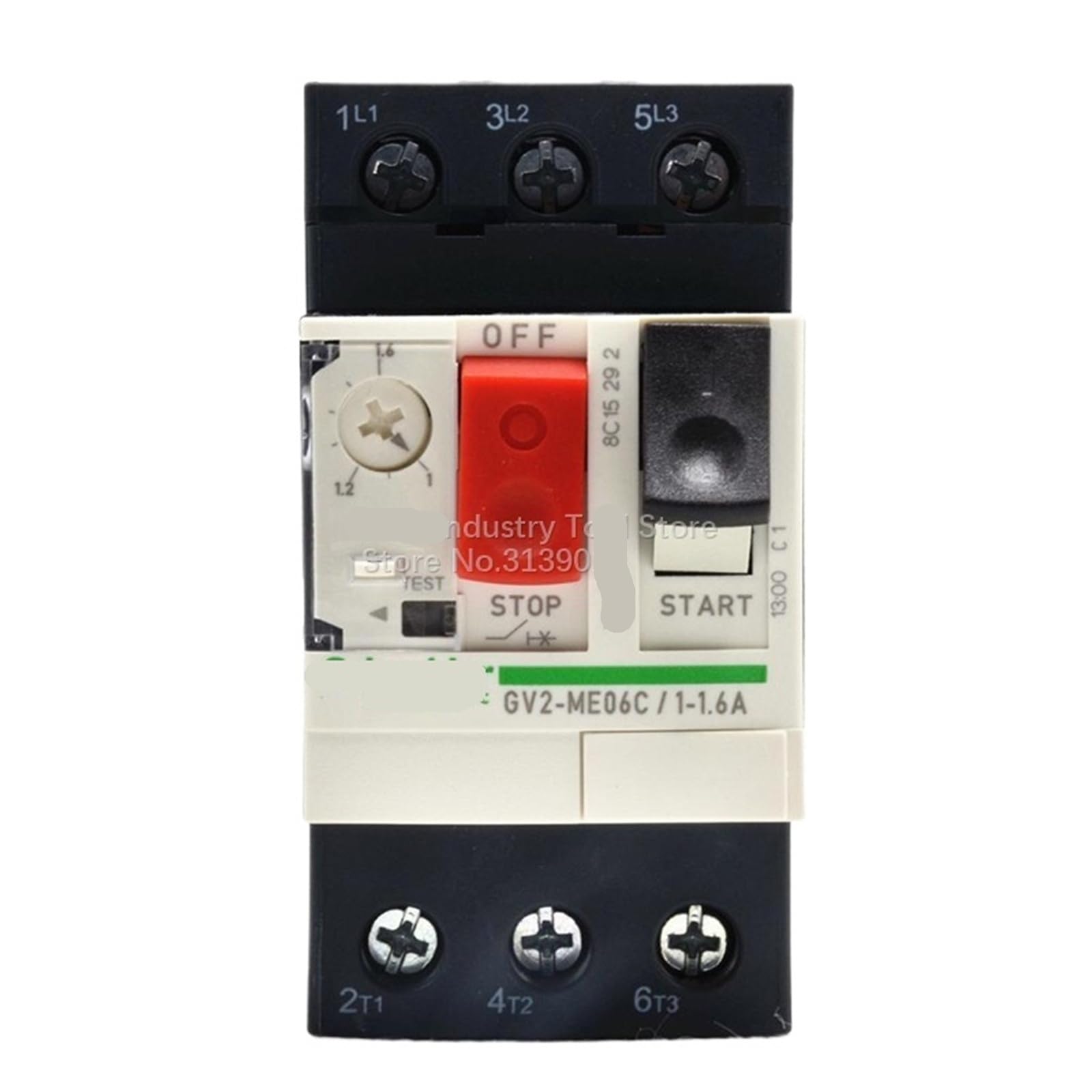 GV2-ME06C Motorschutzschalter GV2ME06C 1-1,6A Druckknopf 3P Thermomagnetischer Typ 1St GV2-ME06C Motorschutzschalter GV2ME06C 1-1,6A Druckknopf 3P Thermomagnetischer Typ 1St von UJHANXAT