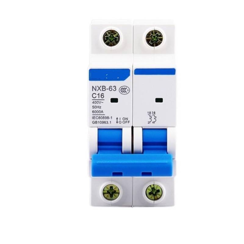 MCB NXB-63 1P 2P AC 230/400V 1A-125A Circuit Breaker DIN Schiene Montage Miniatur Haushalt Luft Schalter 1 stücke(2P,50A) von UJHANXAT