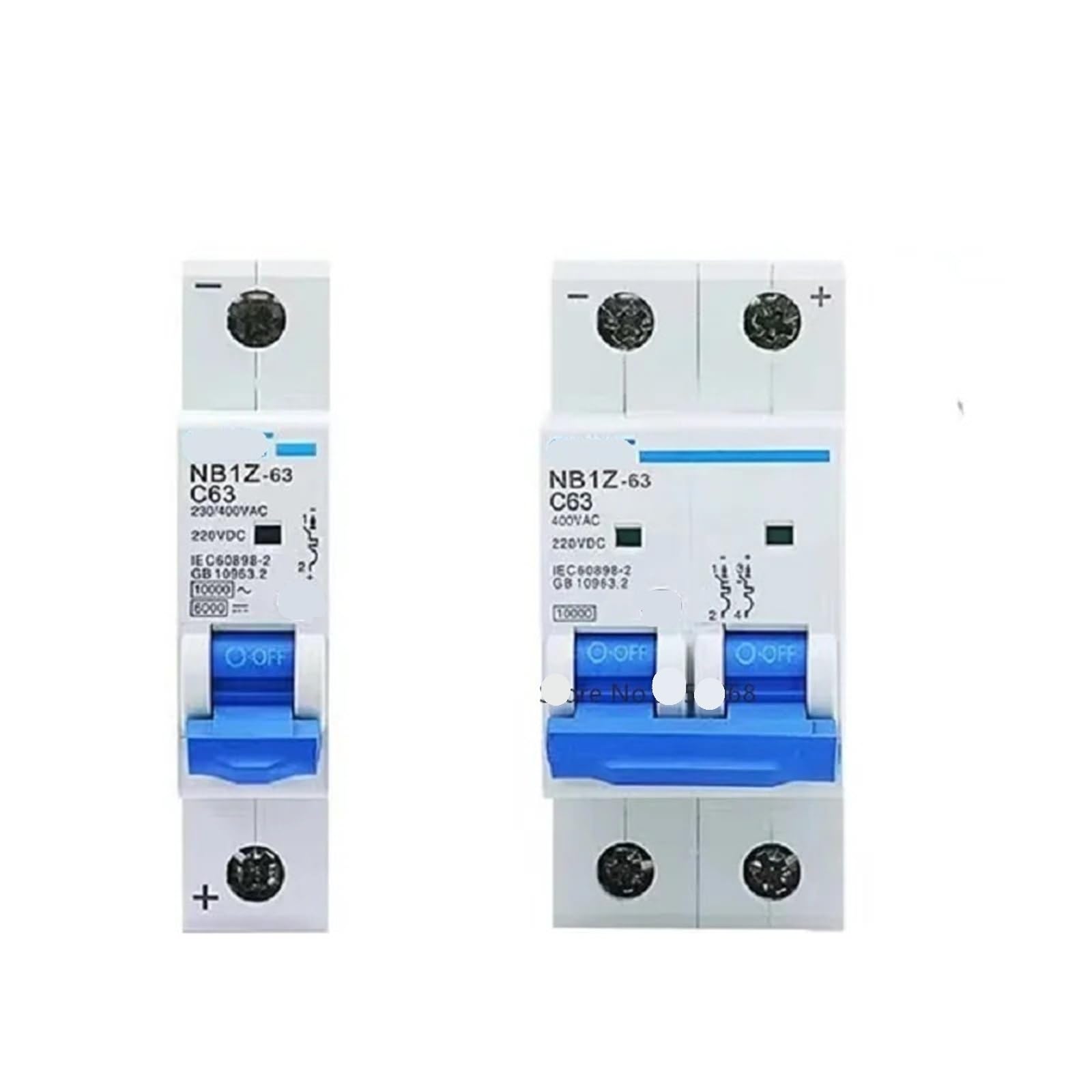 NB1Z-63 DC220V Circuit Breaker MCB Photovoltaik Luft Schalter 1Pcs(1P,10A) von UJHANXAT