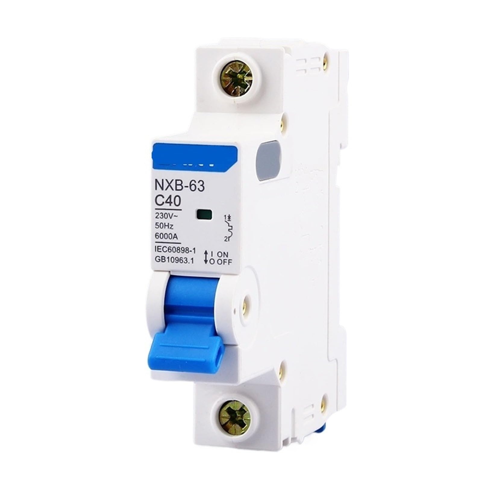NXB-63 1P AC 230/400V Leitungsschutzschalter C 6A 10A 16A 20A 25A 32A 40 63A 80 100 125 Überlastschutz DZ47 TYP C 1St(100A) von UJHANXAT
