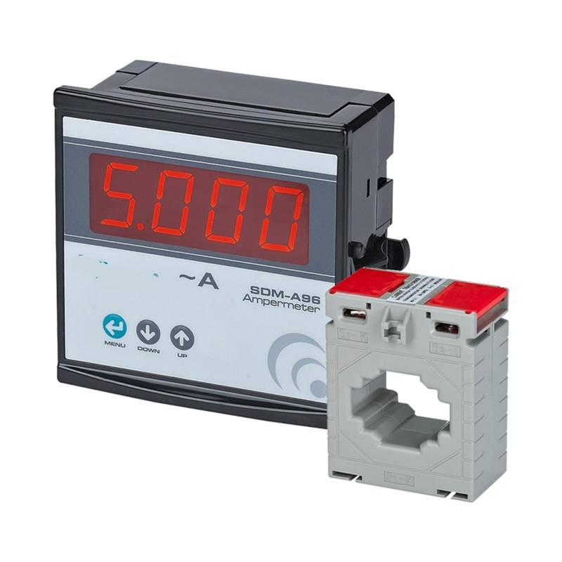 SDM-A 72x72mm 96x96mm Digitales Amperemeter Panelmeter 1 Stücke(Without CT,72X72MM_220-240V) von UJHANXAT