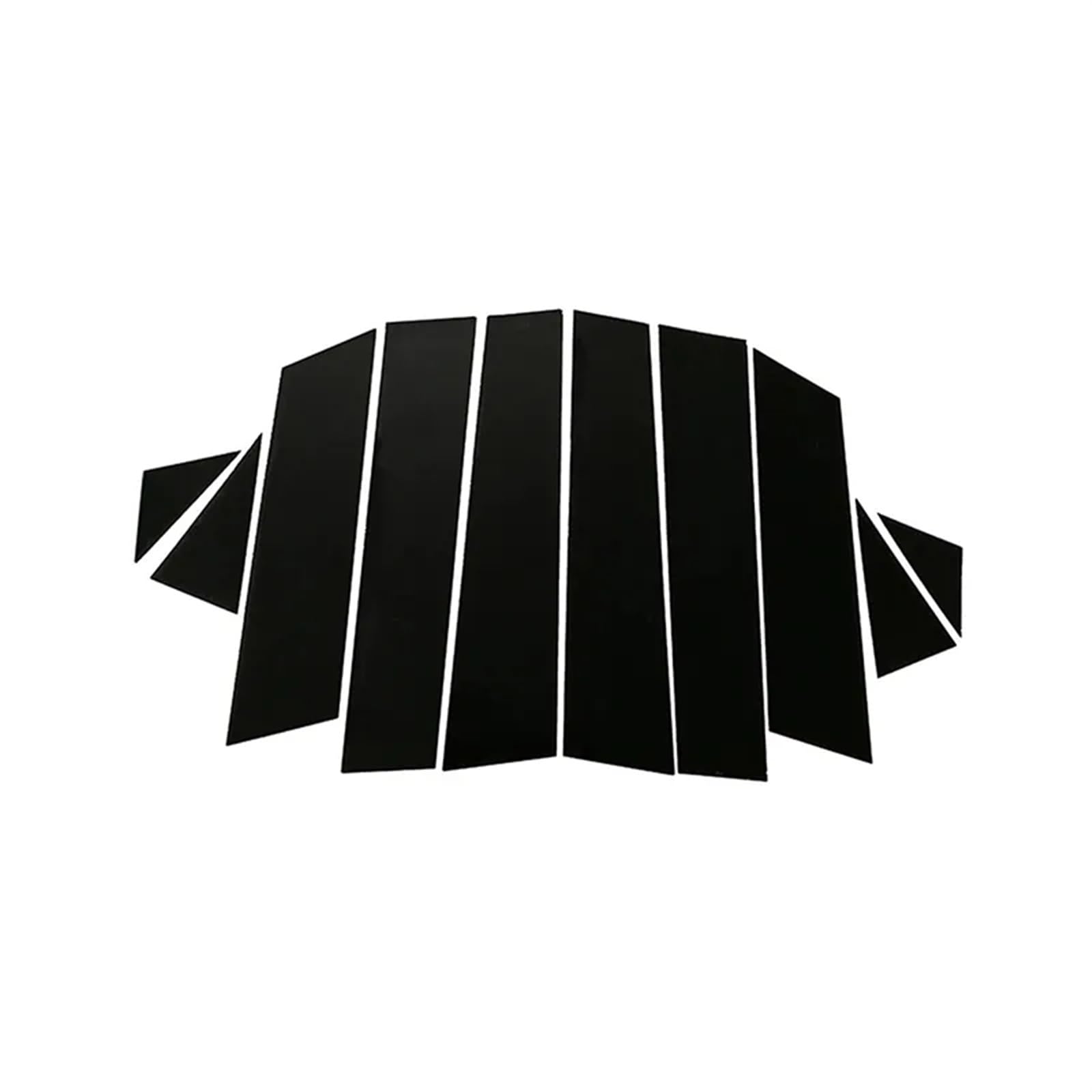 BC-Säulenaufkleber, 10 Stück Auto glänzend schwarz Säule Pfosten Tür Fenster Trim Aufkleber Abdeckung, for Mazda CX-5 cx5 2017 2018 2019 2020 2021 2022, Zubehör von UJMOK