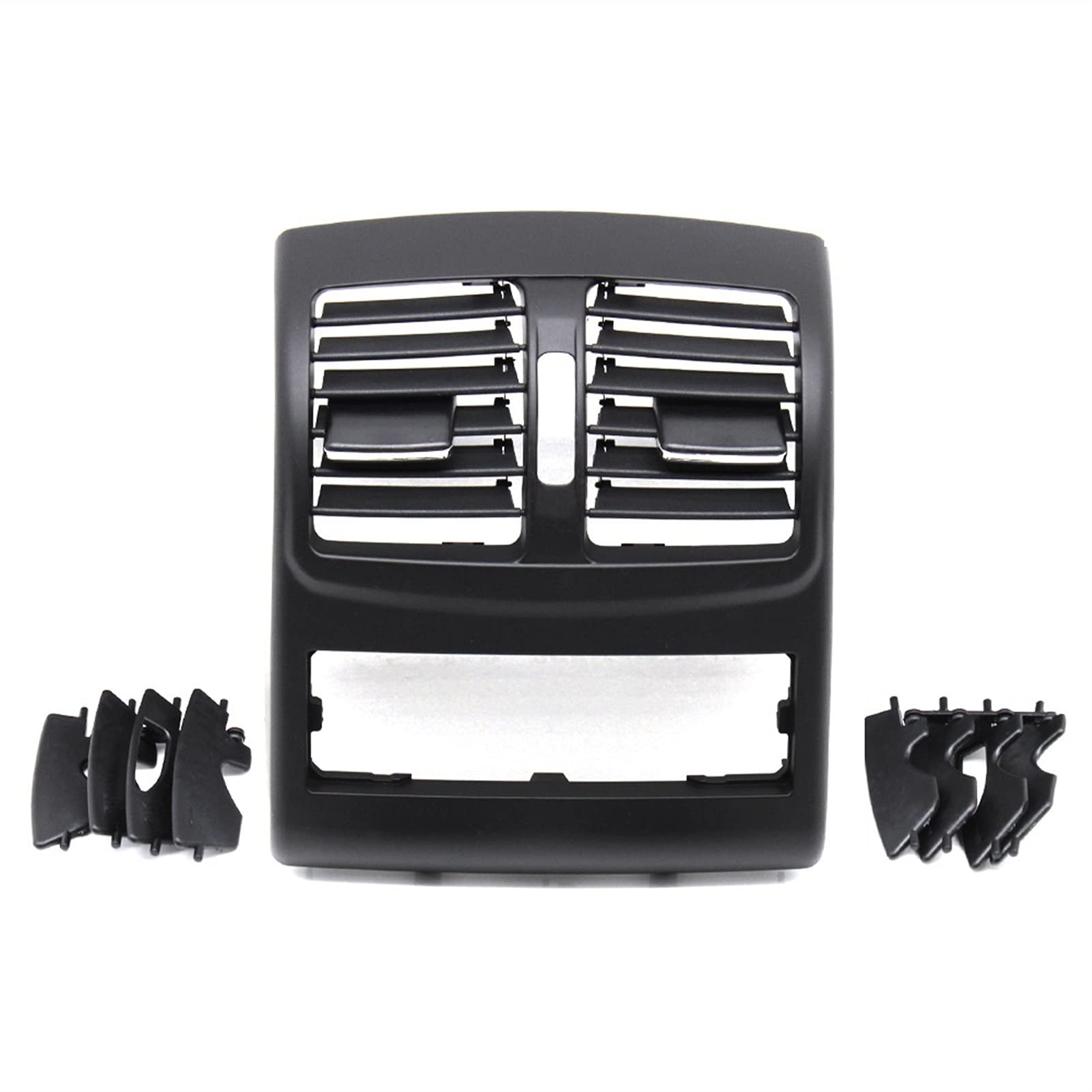Kühlergrill vorne, Hintere Mittelkonsole, Klimaanlage, Lüftungsgitter, Auslassrahmen, for Mercedes, for Benz W212 E-Klasse Limousine 2009–2011, altes Modell (Size : High-end Model Black) von UJMOK