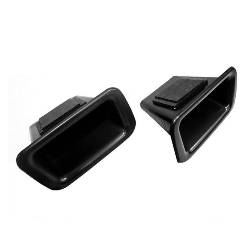 UJMOK 2 Stück Auto Schwarz Organizer Vordertür Aufbewahrungsbox Zubehör, for Ford, for Explorer, 2011-2015 Taschenersatz Auto Styling von UJMOK