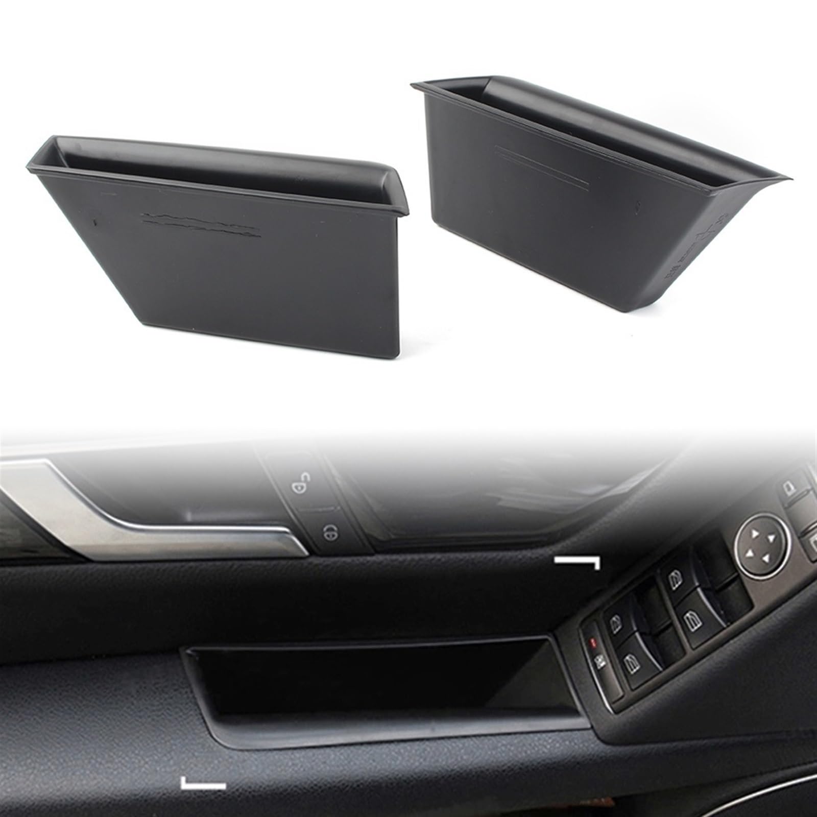 UJMOK 2-teiliges Auto-Türgriff-Armlehnen-Aufbewahrungsbox-Ablagefach-Kit, for Benz, C-Klasse W204 2008-2014 UJMOK 2-teiliges Auto-Türgriff-Armlehnen-Aufbewahrungsbox-Ablagefach-Kit, for Benz, C-Klasse W204 2008-2014 von UJMOK