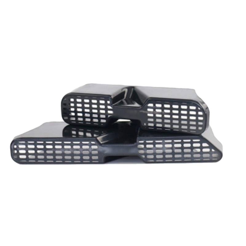 UJMOK 2PCS Auto-Styling Sitz AC Heizung Boden Klimaanlage Kanal Vent Outlet Grille Abdeckung Auto Zubehör, for Toyota, for RAV4 XA40 2013 2014 2015 2016 2017 2018 Lüftungsgitter hinten unter dem Sitz von UJMOK