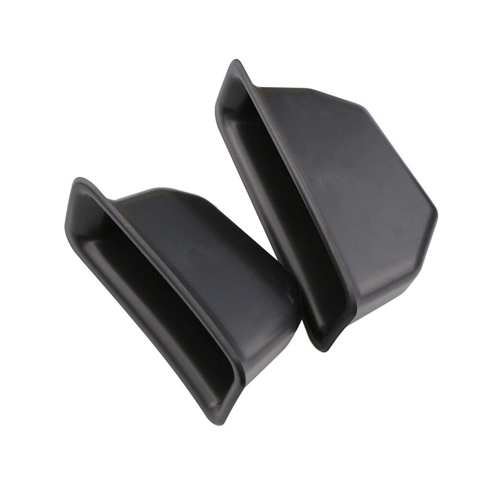 UJMOK 2Pcs Auto ABS Armlehne Container Tür Lagerung Box Griff Boxen Fall, for Ford, for Explorer, 2016 2017 2018 Zubehör(Front 2 Pcs) von UJMOK