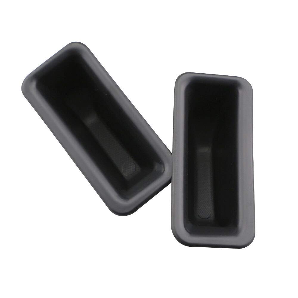 UJMOK 2Pcs Auto ABS Armlehne Container Tür Lagerung Box Griff Boxen Fall, for Ford, for Explorer, 2016 2017 2018 Zubehör(Rear 2 Pcs) von UJMOK