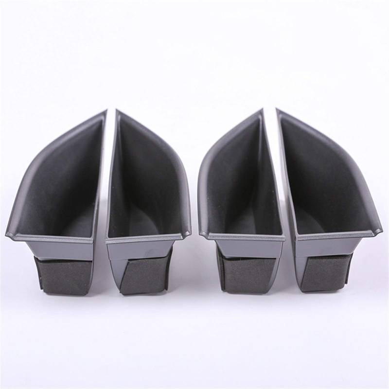 UJMOK 4 Stück Schwarze Aufbewahrungsbox for die vordere und hintere Tür der Armlehne, for Land Rover, for Range Rover, Evoque 2009–2015, Autozubehör von UJMOK