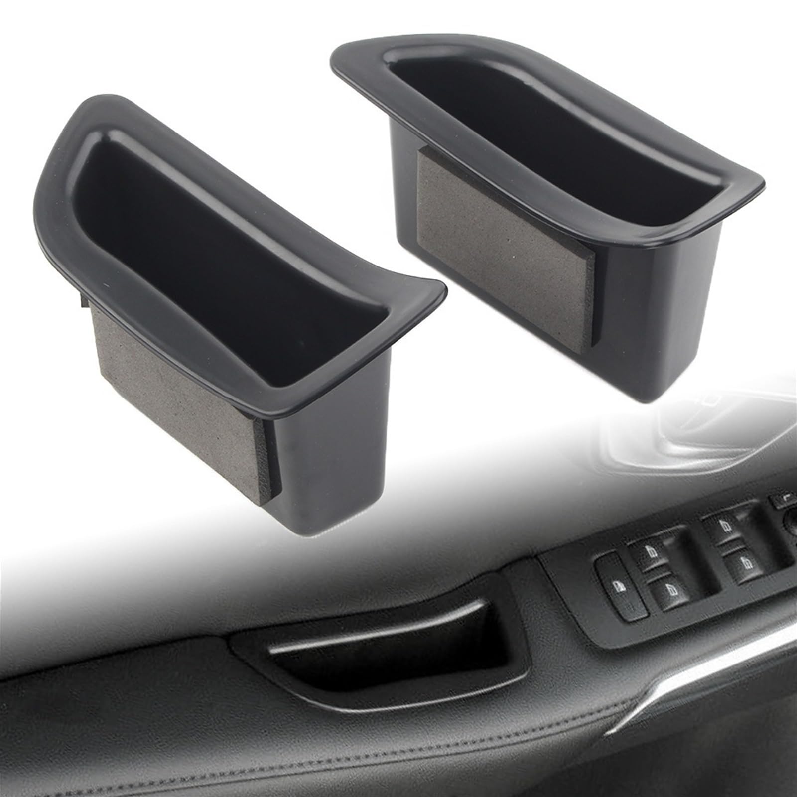 UJMOK ABS-Auto-Vordertür-Aufbewahrungsbox, Organizer, Behälterhalter, 2 Stück, for Volvo, V40 2013 2014 2015 2016 2017 2018, linker Fahrer UJMOK ABS-Auto-Vordertür-Aufbewahrungsbox, Organizer, Behälterhalter, 2 Stück, for Volvo, V40 2013 2014 2015 2016 2017 2018, linker Fahrer von UJMOK