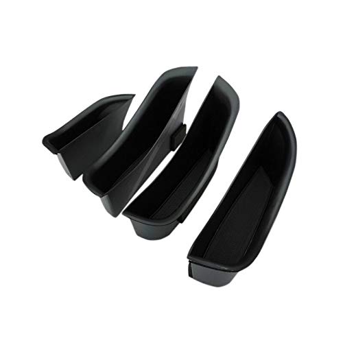UJMOK ABS-Auto-Vordertürgriff-Armlehnen-Aufbewahrungsbox-Tablett, for Mercedes-Benz, C-Klasse W205 GLC-Klasse X253 2015–2018, Linkslenker(4 Pieces) von UJMOK