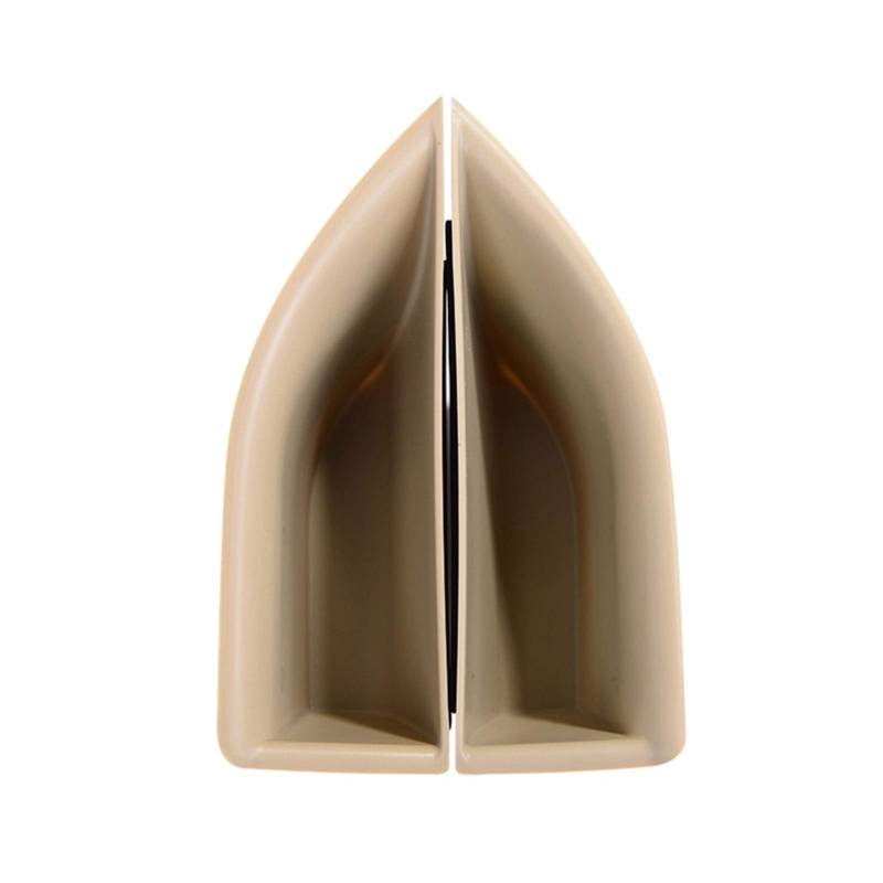 UJMOK ABS Auto Vorne Hinten Tür Aufbewahrungsbox Armlehne Griff Container Halter, for Land Rover, for Range Rover, Evoque 2009-2015 Auto Zubehör Innen(Rear Beige) von UJMOK