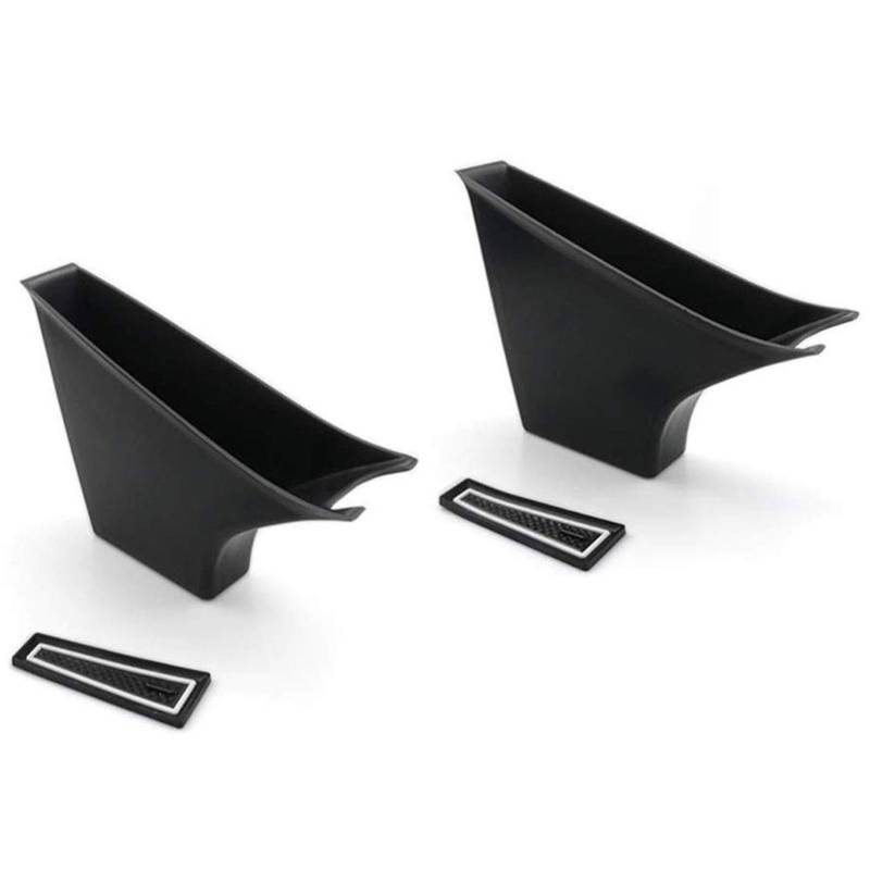 UJMOK Auto-Vorder-Hintertür-Armlehnen-Aufbewahrungsbox-Organizer, kompatibel mit, for Tesla, Modell 3 2018–2019, (Front 2pcs) von UJMOK