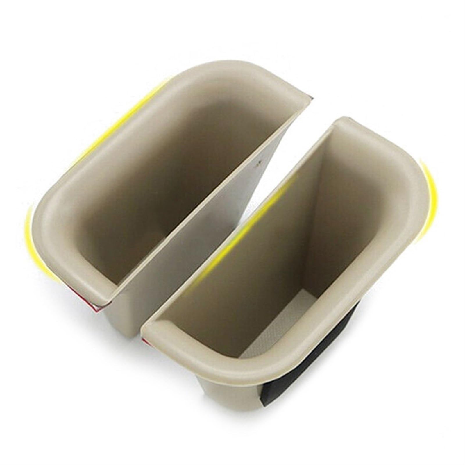 UJMOK Car Door Storage Box Handle Box Glove Armrest Box, for Toyota, Land Cruiser Prado FJ120 2003-2009 Car Auto Inner Armrest Useful(Beige) von UJMOK