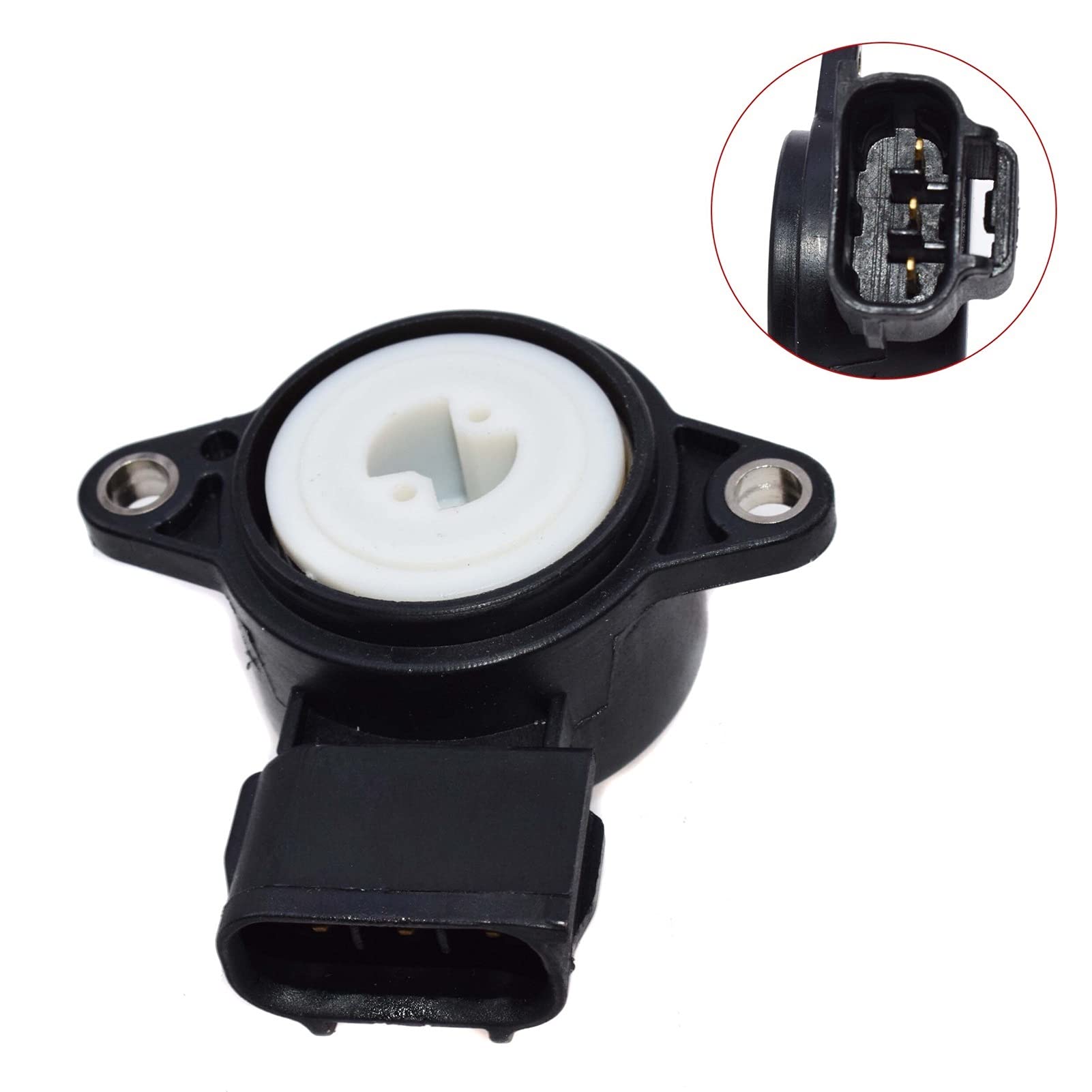 UJMOK Drosselklappensensor TPS, für, for Chevrolet Pontiac, für, for Scion, für, for Subaru, für, for Toyota, 22633AA140 22633AA210 8945202020 8945220130 22633AA120(Shape 2) von UJMOK