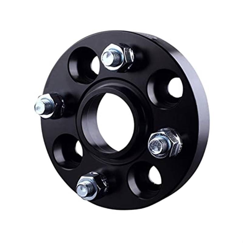 UJMOK Spurverbreiterungen 5x127 Hubcentric 71,5 mm Auto-Aluminium-Radverbreiterung Adapter, for Jeep, Wrangler Grand Cherokee Commander Separadores(Black 1PCS 30MM) von UJMOK
