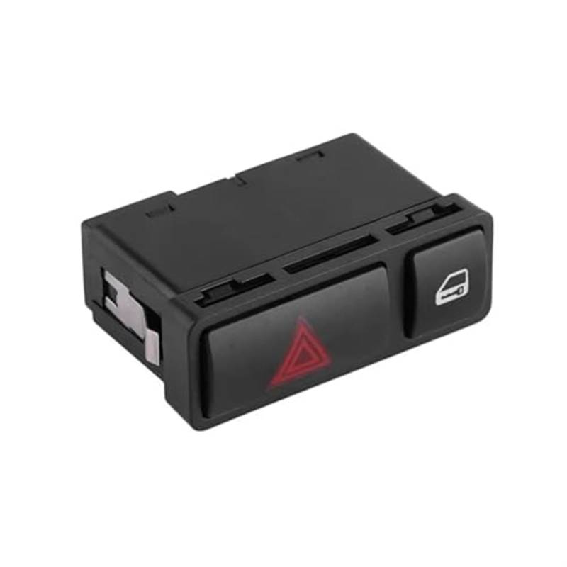 UJMOK Warnblinkschalter, Notblinkschalter, for, E46 E53 E85 325 X5 3er-Serie, EIN-Aus-Tür-Zentralverriegelung 61318368920 Warnblinkschalterbaugruppe von UJMOK