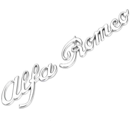 Auto Emblem Aufkleber für Alfa Romeo Giulia Stelvio,Abzeichen Logo Buchstaben Emblem Aufkleber Zeichen Emblem Sticker Abziehbilder,Gold Auto Emblem Aufkleber für Alfa Romeo Giulia Stelvio,Abzeichen Logo Buchstaben Emblem Aufkleber Zeichen Emblem Sticker Abziehbilder,Gold von UJNVDXZE