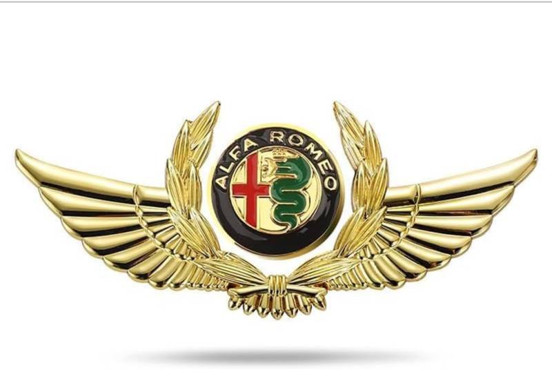 Auto Emblem Aufkleber für Alfa Romeo Giulia Stelvio Tonale,Abzeichen Logo Buchstaben Emblem Aufkleber Zeichen Emblem Sticker Abziehbilder von UJNVDXZE