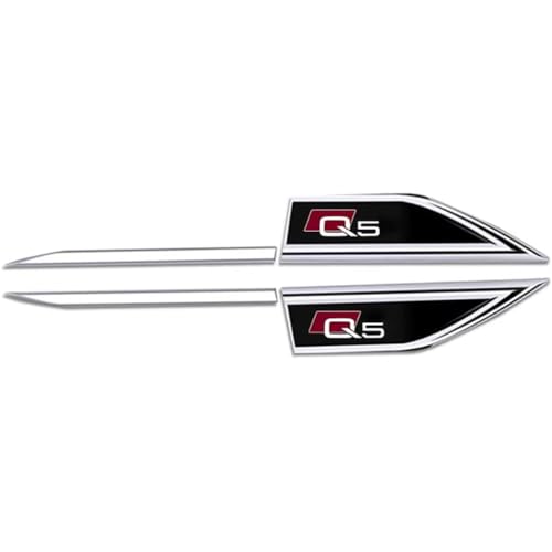 Auto Emblem Aufkleber für Audi Q5 2008-2025,Abzeichen Logo Buchstaben Emblem Aufkleber Zeichen Emblem Sticker Abziehbilder,A von UJNVDXZE