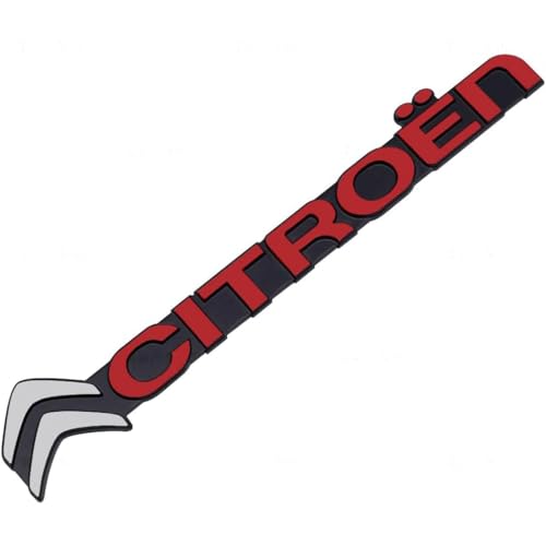 Auto Emblem Aufkleber für Citroen,Abzeichen Logo Buchstaben Emblem Aufkleber Zeichen Emblem Sticker Abziehbilder,Silver von UJNVDXZE