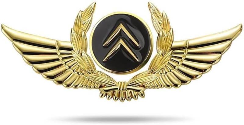Auto Emblem Aufkleber für Citroen C4L Elysee C5 C3XR,Abzeichen Logo Buchstaben Emblem Aufkleber Zeichen Emblem Sticker Abziehbilder von UJNVDXZE