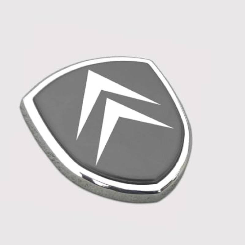 Auto Emblem Aufkleber für Citroen C6 C4, Abzeichen Logo Buchstaben Emblem Aufkleber Zeichen Emblem Sticker Abziehbilder,b von UJNVDXZE