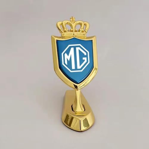 Auto Emblem Aufkleber für MG HS MG3 MG5 MG6 MG7 ZS GS MG4,Abzeichen Logo Buchstaben Emblem Aufkleber Zeichen Emblem Sticker Abziehbilder,B-Silver von UJNVDXZE
