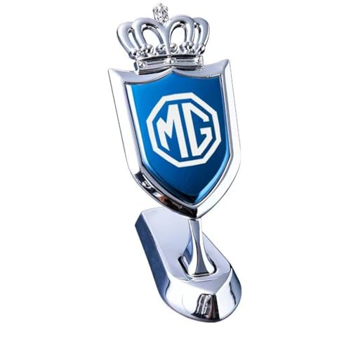 Auto Emblem Aufkleber für MG HS MG3 MG5 MG6 MG7 ZS GS MG4,Abzeichen Logo Buchstaben Emblem Aufkleber Zeichen Emblem Sticker Abziehbilder,B-Silver von UJNVDXZE