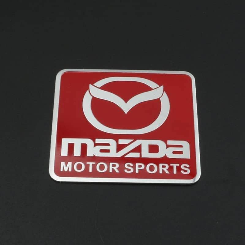 Auto Emblem Aufkleber für Mazda 2 3 6 Cx-3 Cx-5, Abzeichen Logo Buchstaben Emblem Aufkleber Zeichen Emblem Sticker Abziehbilder von UJNVDXZE