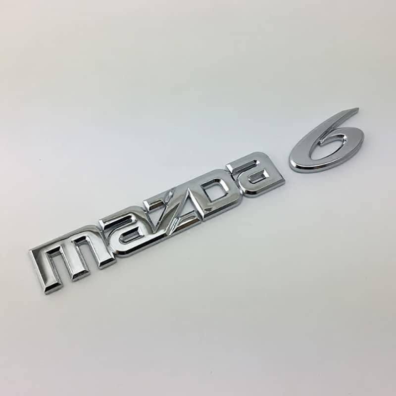Auto Emblem Aufkleber für Mazda 2 3 6 Cx5, Abzeichen Logo Buchstaben Emblem Aufkleber Zeichen Emblem Sticker Abziehbilder,d von UJNVDXZE