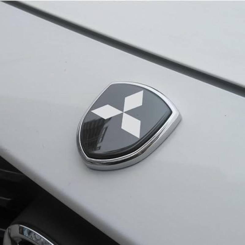 Auto Emblem Aufkleber für Mitsubishi, Abzeichen Logo Buchstaben Emblem Aufkleber Zeichen Emblem Sticker Abziehbilder,c von UJNVDXZE