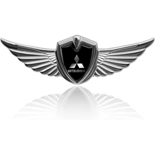 Auto Emblem Aufkleber für Mitsubishi ASX Lancer 10 Outlander 3 l200 Xpander Pajero,Abzeichen Logo Buchstaben Emblem Aufkleber Zeichen Emblem Sticker Abziehbilder,Gold von UJNVDXZE