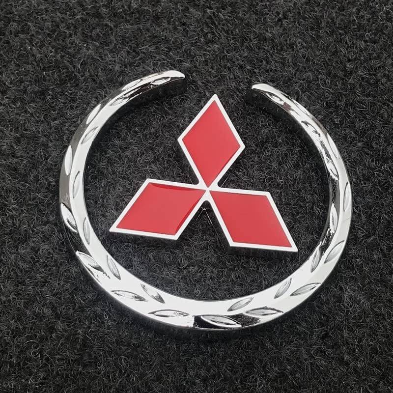 Auto Emblem Aufkleber für Mitsubishi Eclipse Spyder Pajero Sport Endeavor ASX Evo V3, Abzeichen Logo Buchstaben Emblem Aufkleber Zeichen Emblem Sticker Abziehbilder von UJNVDXZE