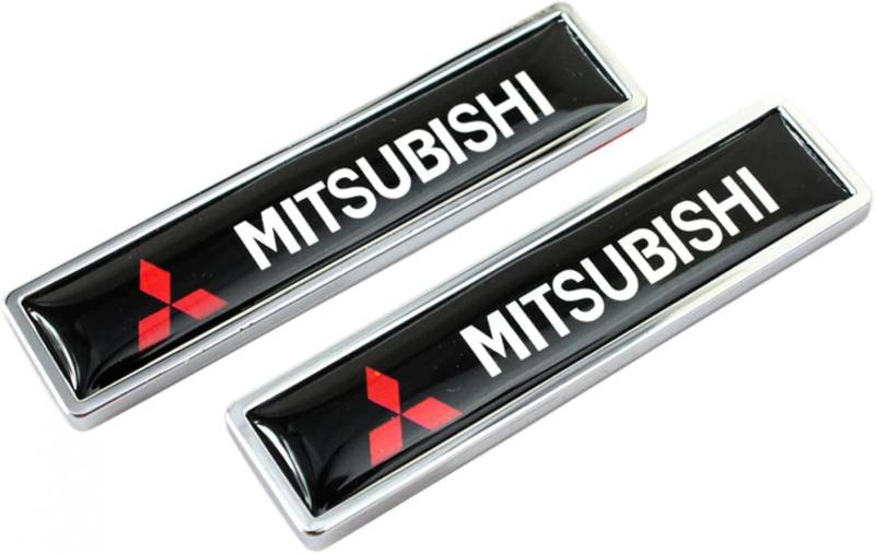 Auto Emblem Aufkleber für Mitsubishi Logo Ralliart Outlander Eclipse ASX Lancer Colt Pajero, Abzeichen Logo Buchstaben Emblem Aufkleber Zeichen Emblem Sticker Abziehbilder,a von UJNVDXZE