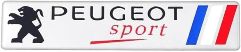 Auto Emblem Aufkleber für Peugeot 206 208 3008 307 207 301 308 5008 2008 508 106 107,Abzeichen Logo Buchstaben Emblem Aufkleber Zeichen Emblem Sticker Abziehbilder von UJNVDXZE