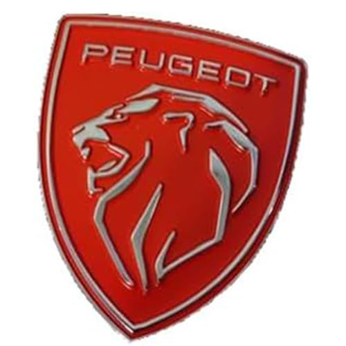 Auto Emblem Aufkleber für Peugeot 206 208 301 307 308 408 508 2008 3008 4007 4008 5008,Abzeichen Logo Buchstaben Emblem Aufkleber Zeichen Emblem Sticker Abziehbilder,Black von UJNVDXZE