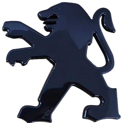 Auto Emblem Aufkleber für Peugeot 301 2008 307 107 207 3008 308 208 206 407 508 108,Abzeichen Logo Buchstaben Emblem Aufkleber Zeichen Emblem Sticker Abziehbilder,Black von UJNVDXZE