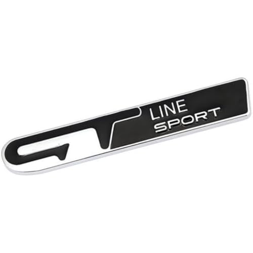 Auto Emblem Aufkleber für Peugeot GT LINE Sport,Abzeichen Logo Buchstaben Emblem Aufkleber Zeichen Emblem Sticker Abziehbilder,A von UJNVDXZE