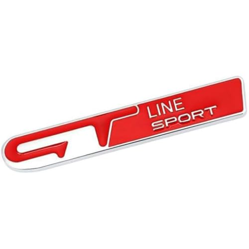 Auto Emblem Aufkleber für Peugeot GT LINE Sport,Abzeichen Logo Buchstaben Emblem Aufkleber Zeichen Emblem Sticker Abziehbilder,A von UJNVDXZE