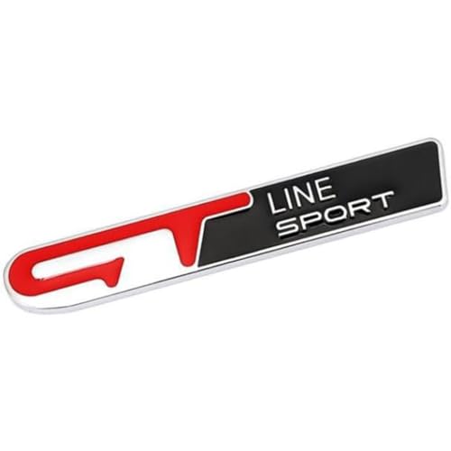 Auto Emblem Aufkleber für Peugeot GT LINE Sport,Abzeichen Logo Buchstaben Emblem Aufkleber Zeichen Emblem Sticker Abziehbilder,A von UJNVDXZE