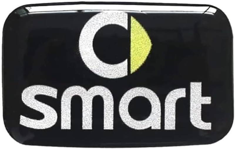 Auto Emblem Aufkleber für Smart Fortwo,Abzeichen Logo Buchstaben Emblem Aufkleber Zeichen Emblem Sticker Abziehbilder von UJNVDXZE